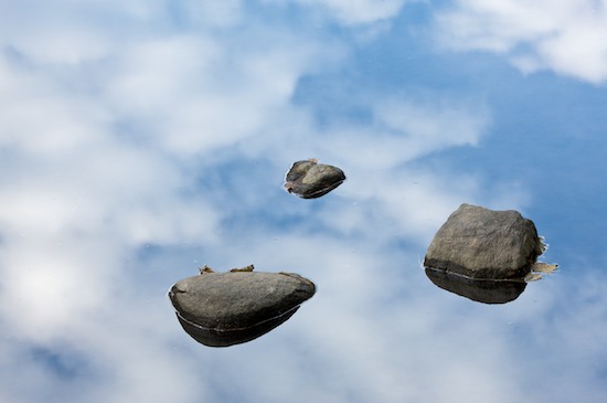 Blue;Boulder;Cloud;Cloud Formation;Clouds;Geological;Geology;Gray;Mahwah;New Jersey;Ramapo Reservation;Reflection;Reflections;Rock;Rock Formations;Rocks;Sky;Stone;Stones;Striation;Weather;White